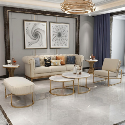 Bank Bankstel 3+1 zits woongroep Relax voetenbank Ontwerp bank Lounge