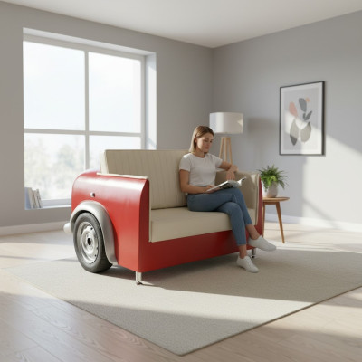 Cadillac auto bank diner bank bank auto meubels VS inrichting decoratie model