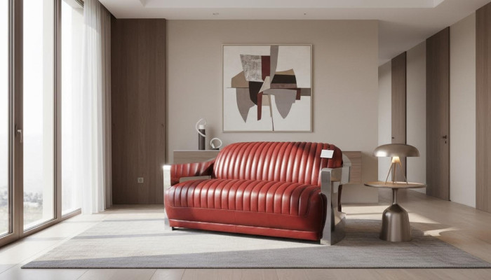 Design Club 2-zitsbank leren bank driezitter vintage leer tweezitsbanken