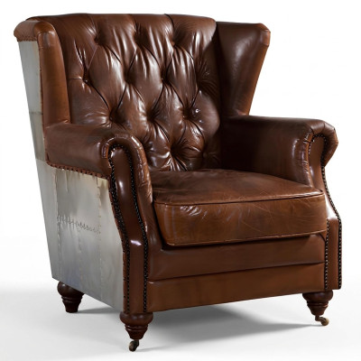 Ohrensessel Mooie Vintage Chesterfield Oorfauteuil Clubsessel