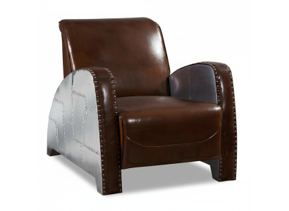 Cocktailstoel leer Vintage leren fauteuil Fauteuil Aviator Lounge Club meubels Bank Zithoek leren vintage-stoel Fauteuil Aviator Lounge Clubmeubilair Bank