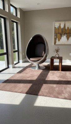 Ontwerp Retro Lounge Stoel Zitter Ei Bal Zilver Draaibaar Aviator Space