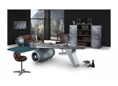 Vliegtuig vleugel bureau bureau tafel Aviator ontwerp luxe meubels