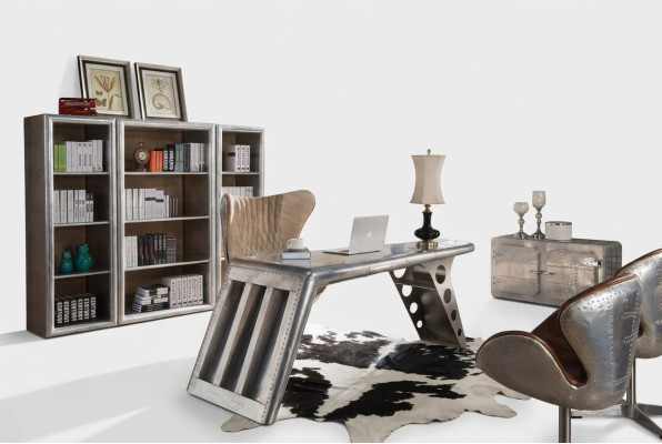 Computertafel Schrijftafel Kantoor tafel Schrijftafel Aviator Werktafel