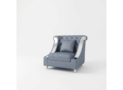 Chesterfield fauteuil tv bank 1-zits bank leer banken bekleding echt leer