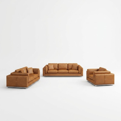 Sofa set 3 1 seater design bank gestoffeerde banken modern setgroep