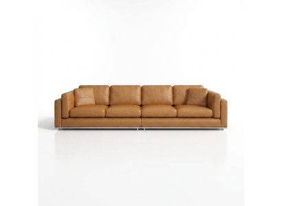 Bankstel 4-zits bankstellen Luxe gestoffeerde bankstellen Leren bankstellen Luxe design bank Nieuwe bank