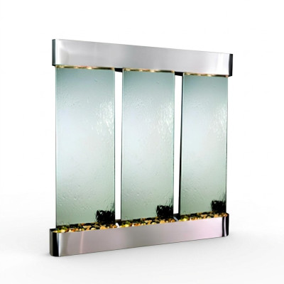 Decoratieve moderne scheidingswand Waterwanden LED waterscherm Verlichte muur
