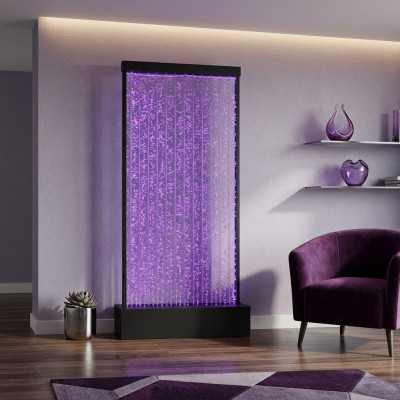 LED water wall wall panel with water bubbles designer water wall