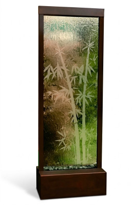 Moderne scheidingswand waterval muur Decoratieve waterval Watermuur Led