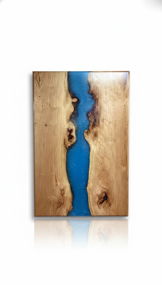 Eettafel River Table Massief Tafels 220x100 Riviertafel Zee Waterval Epoxyhars