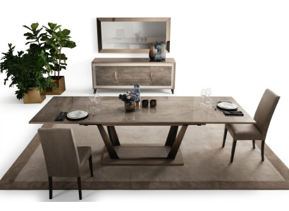 Eettafel Tafel Eetkamer Woonkamer Set Hout Ontwerp Tafels 200x102/294cm