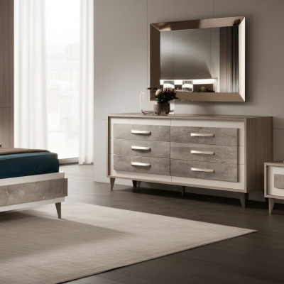 Dressoir kast spiegel design meubels meubels garderobe 2-delige set arredoclassic