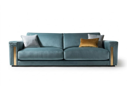Driezits 3-zits woonkamer gestoffeerd textiel modern luxe design bank meubels nieuw