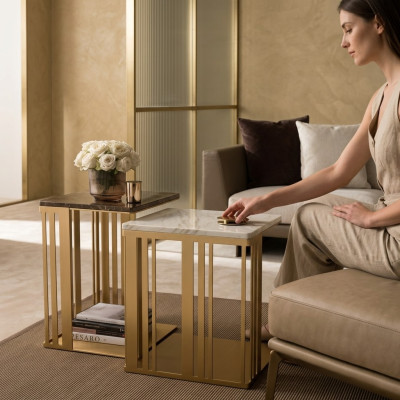 Woonkamer salontafel Elegant Luxe Design Bijzettafels Tafel arredoclassic