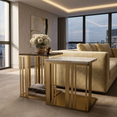 Woonkamer salontafel Elegant Luxe Design Bijzettafels Tafel arredoclassic