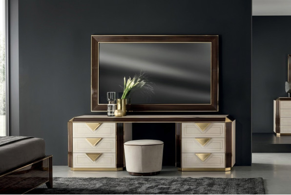 Ontwerp Spiegel Wandspiegel Modern 110x190 Meubel Houten Frame arredoclassic Nieuw