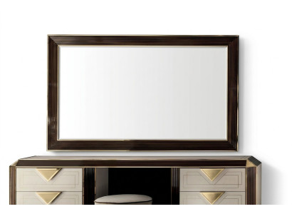 Ontwerp Spiegel Wandspiegel Modern 110x190 Meubel Houten Frame arredoclassic Nieuw