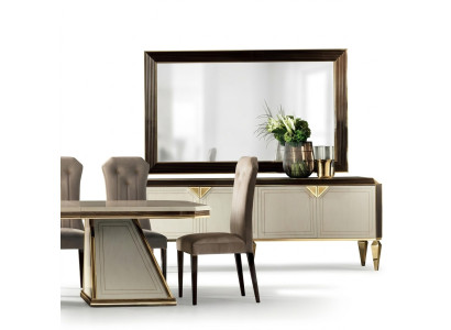 Ontwerper ladekastje Side Low Board Kast Woonkamer Hout Luxe Plank Dressoir