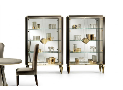 Ontwerper Italiaans Chic Houten Meubels Modern Stijl Kast Vitrine Woonkamer
