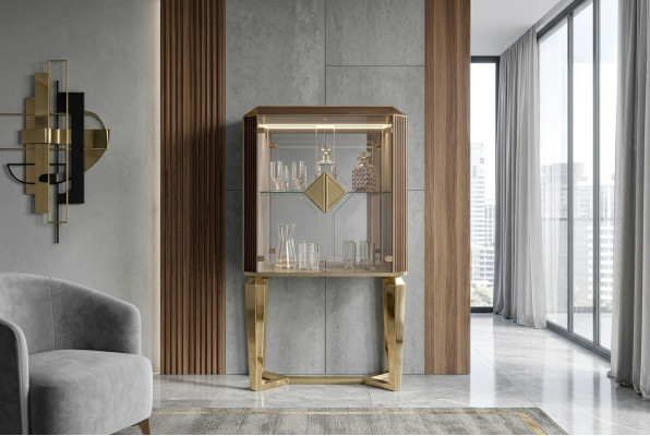 Kast Bar Barkast Vitrine Woonkamer Ontwerpregaal Meubels arredoclassic