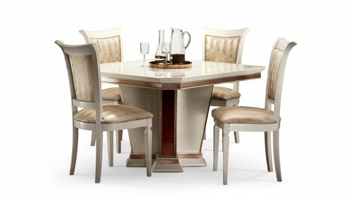 Barok eettafel houten tafel eetkamer woonkamer set design tafels