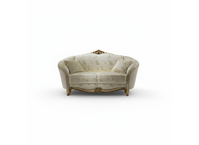 Bankstel 2 zits Design Bankstellen Gewatteerde banken Leer Relax Leer Tweezitter