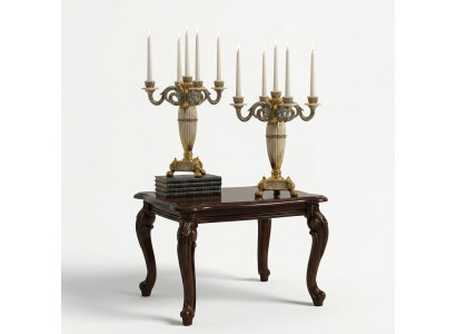 Edel design salontafel woonkamer bijzettafel klassieke tafel houten tafels