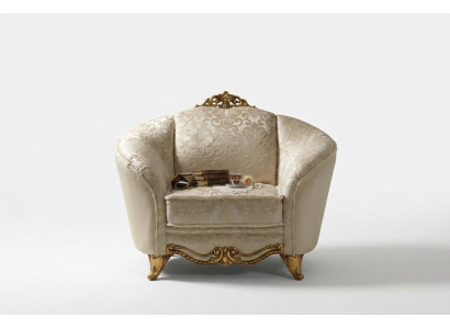 Fauteuil Ontwerp Stoel Bekleding Club Nieuw Ontspannen Stof Textiel Lounge TV 1-zits