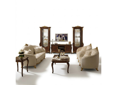 Sofa set 3+3 zits stoffen bankstel bekleding bankstellen bank arredoclassic