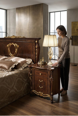 Klassieke console nachtkastje bijzettafel slaapkamer tafels consoles nieuwe kamer hout