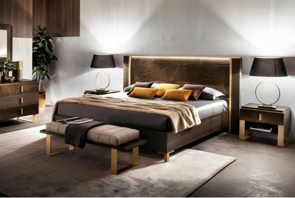 Bed Bed Classic Double Bed Wood 180x200cm Hotel Beds Bedroom New