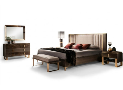 Slaapkamer Set 5-delig. Ontwerp Moderne Luxe Meubels Nieuw Bed Nachtkastje Commode