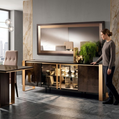 Kommode Sideboard Kommoden Sideboards Woonkamer Barok Dressoir Spiegel Nieuw