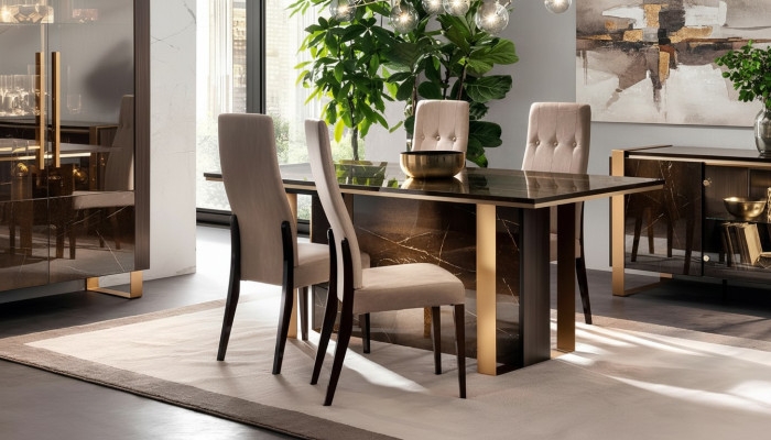 Eettafel Tafel Groep Eetkamer Woonkamer Set Hout Ontwerp Tafels 200x100cm