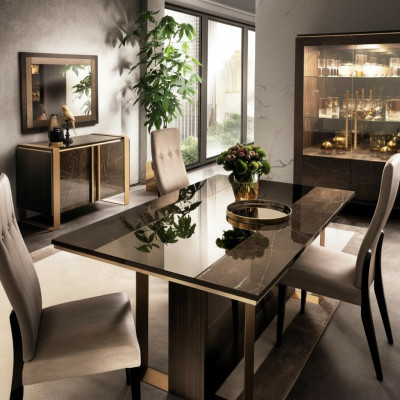 Ontwerper Eettafel Design Tafel Hout Eetkamer Woonkamer klassiek 160x90 cm Nieuw