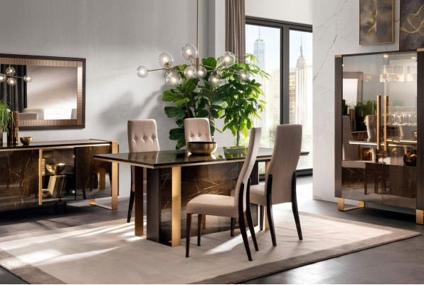 Eettafel eetkamerset eetgroep klassieke tafel 5-delige tafels nieuw 4 stoelen