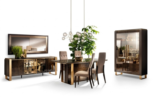 Eettafel stoelen dressoir 8-delige eetkamerset, groep, meubilair tafel arredoclassic