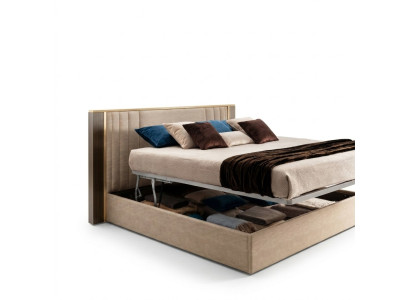 Ontwerper Houten Bed Slaapkamer Luxe Gestoffeerde Meubels Tweepersoonsbedden arredoclassic
