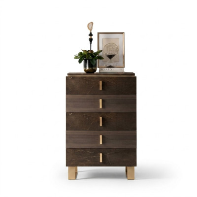 Kommode Dressoir Ladenkast Ladekasten 5 Lades Hoge kast Kast Hout Nieuw