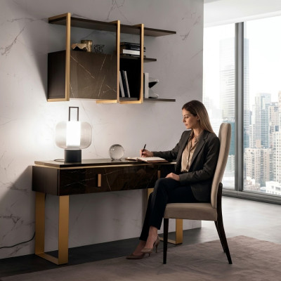 Ontwerper meubels bureau wandplank en stoel nieuwe meubels Italiaanse meubels.