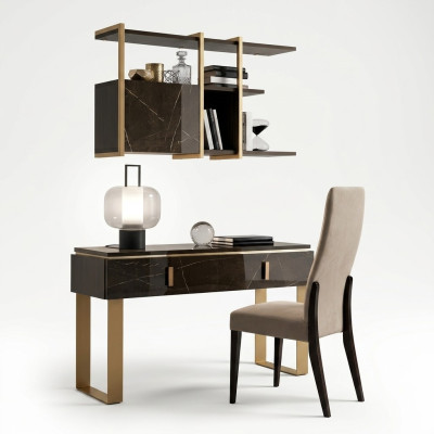 Ontwerper meubels bureau wandplank en stoel nieuwe meubels Italiaanse meubels.