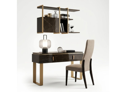 Ontwerper meubels bureau wandplank en stoel nieuwe meubels Italiaanse meubels.