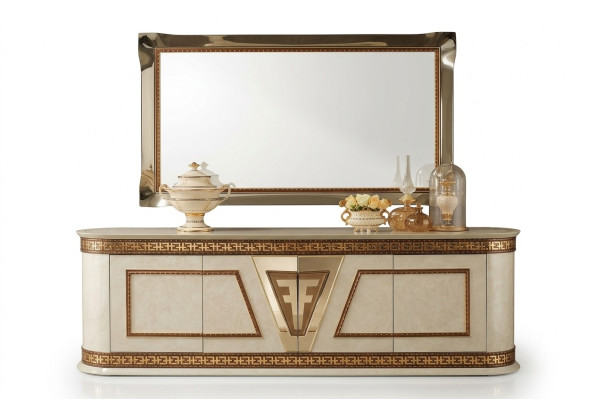 Spiegel Wandspiegel Flurspiegel Bad Flur Holz Wand Dekoration Spieglein Barock  Spiegel Wandspiegel Gangspiegel Badgang Houten Muurdecoratie Spiegeltje Barok
