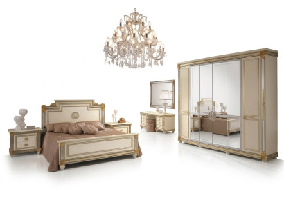 Slaapkamer set Design Modern Luxe Meubel Bed 2x Nachtkastje 7-delig. Italië Nieuw