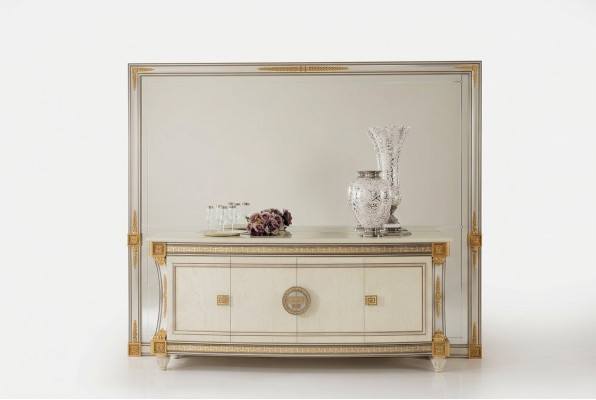 Buffet Dressoir Commode Spiegel Echt Handwerk Barok Rococo arredoclassic