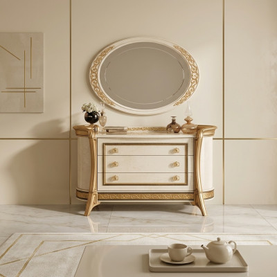 Ladekast dressoir Ladenkasten dressoirs 3 laden hoge kast kast hout nieuw