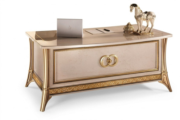 Luxe bureau tafel kantoor Antieke stijl Rococo Barok Nieuwe bureaus