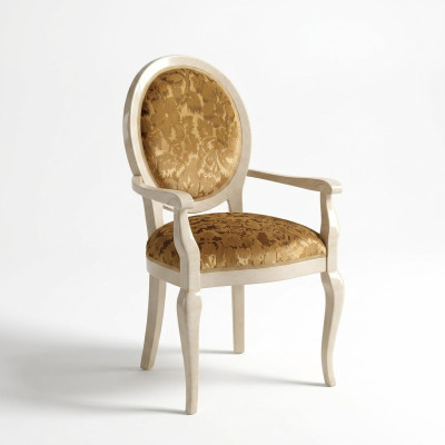 Stoelontwerp Woonkamer Eetkamer Houten Stoelen Bekleding Armleuning arredoclassic