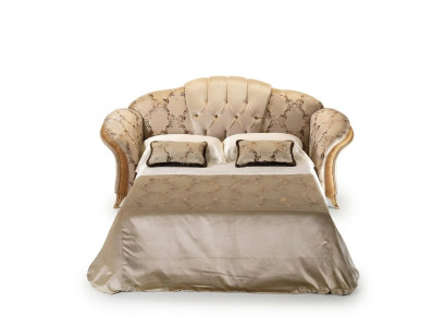 Bankstel 3-zits bank met slaapfunctie textiel stof meubels bekleding arredoclassic
